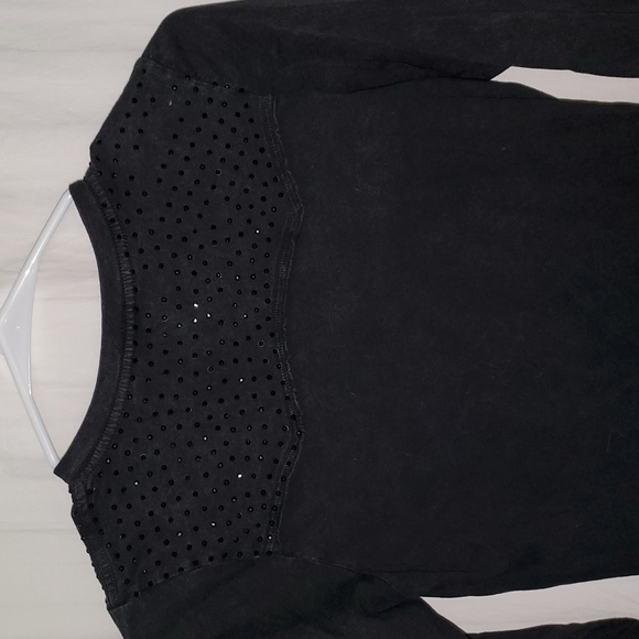 Vintage Y2k Sparkly Affliction Long Sleeve T Shirt - Picture 10 of 11